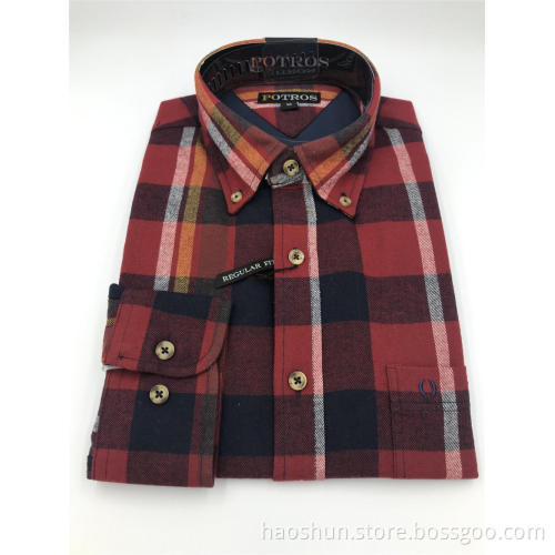 Good Price Big Check Pattern Leisure Plaid Shirts